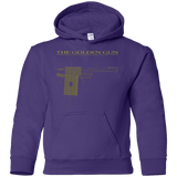 Sweatshirts Purple / YS The Golden Gun Youth Hoodie