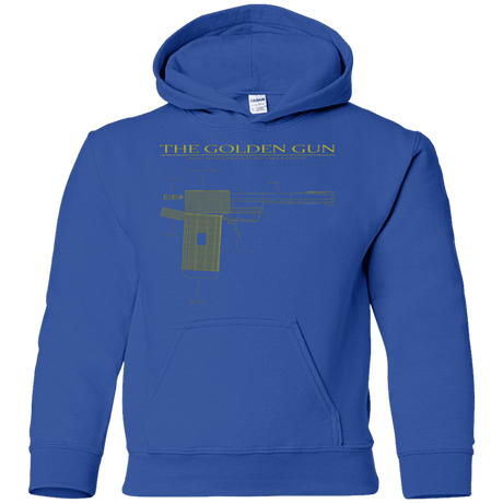 Sweatshirts Royal / YS The Golden Gun Youth Hoodie