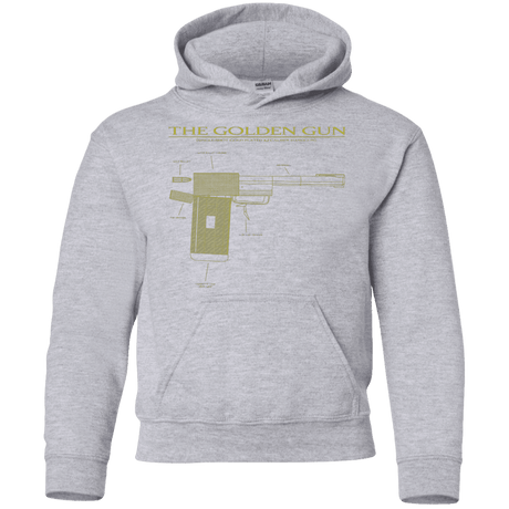 Sweatshirts Sport Grey / YS The Golden Gun Youth Hoodie