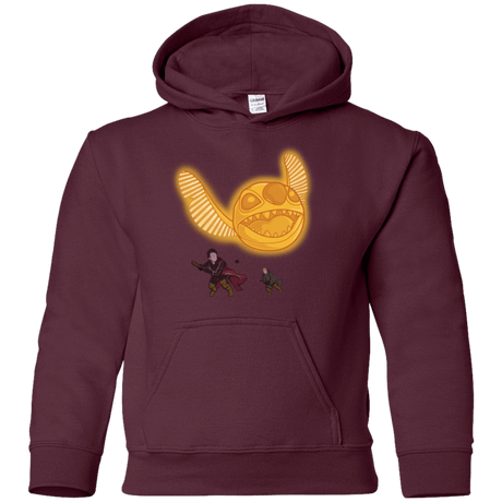 Sweatshirts Maroon / YS THE GOLDEN STITCH Youth Hoodie