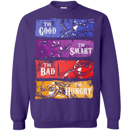 Sweatshirts Purple / Small The Good, Bad, Smart and Hungry Crewneck Sweatshirt