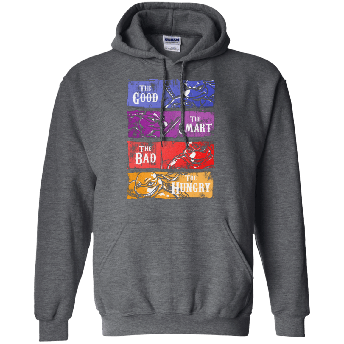 Sweatshirts Dark Heather / Small The Good, Bad, Smart and Hungry Pullover Hoodie