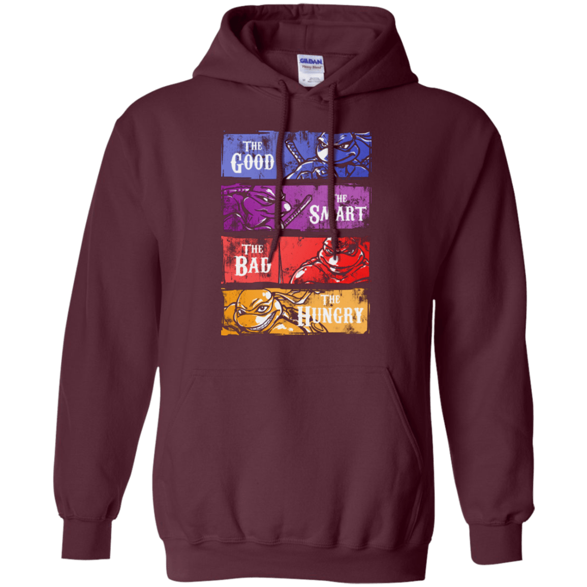 Sweatshirts Maroon / Small The Good, Bad, Smart and Hungry Pullover Hoodie