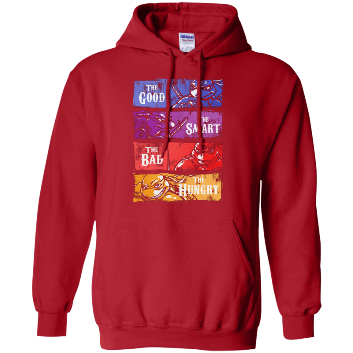 Sweatshirts Red / Small The Good, Bad, Smart and Hungry Pullover Hoodie
