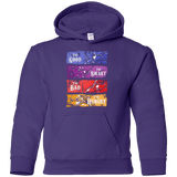 Sweatshirts Purple / YS The Good, Bad, Smart and Hungry Youth Hoodie