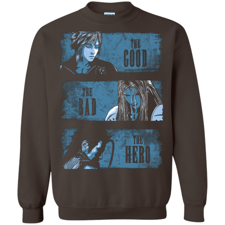 Sweatshirts Dark Chocolate / Small The Good the Bad and the Hero Crewneck Sweatshirt