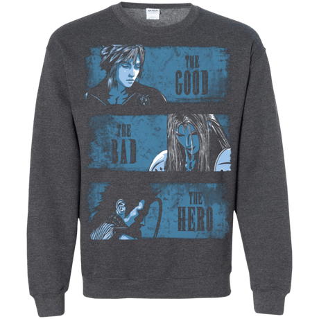 Sweatshirts Dark Heather / Small The Good the Bad and the Hero Crewneck Sweatshirt