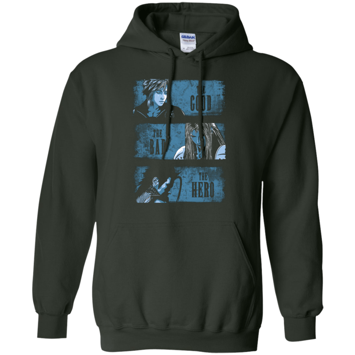 Sweatshirts Forest Green / Small The Good the Bad and the Hero Pullover Hoodie