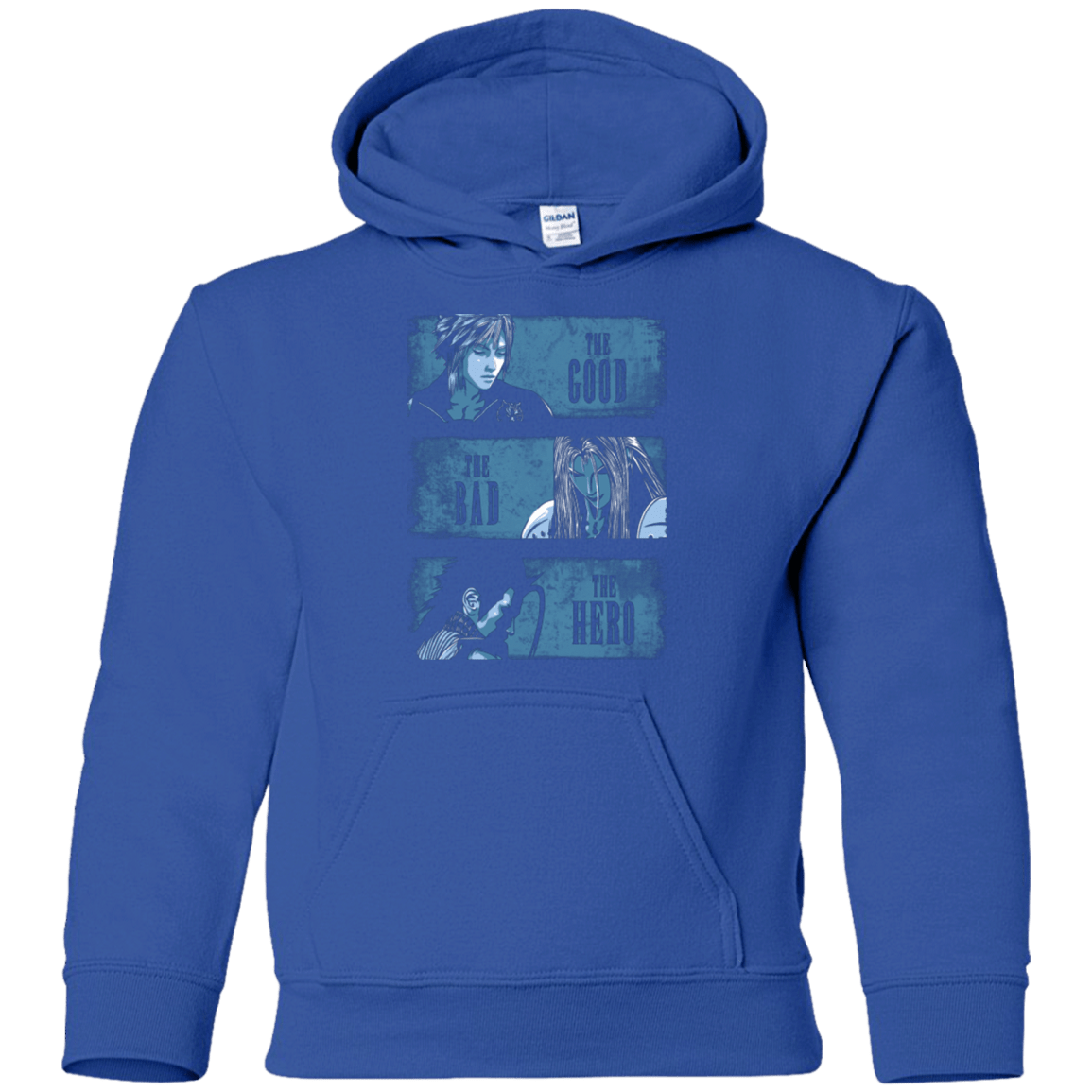 Sweatshirts Royal / YS The Good the Bad and the Hero Youth Hoodie
