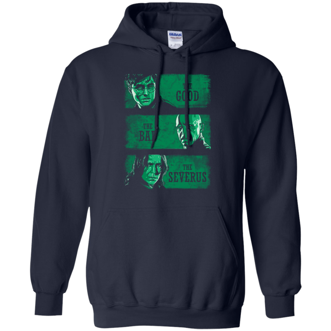 Sweatshirts Navy / Small The Good the Bad and the Severus Pullover Hoodie