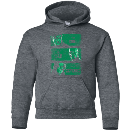 Sweatshirts Dark Heather / YS The Good the Bad and the Severus Youth Hoodie