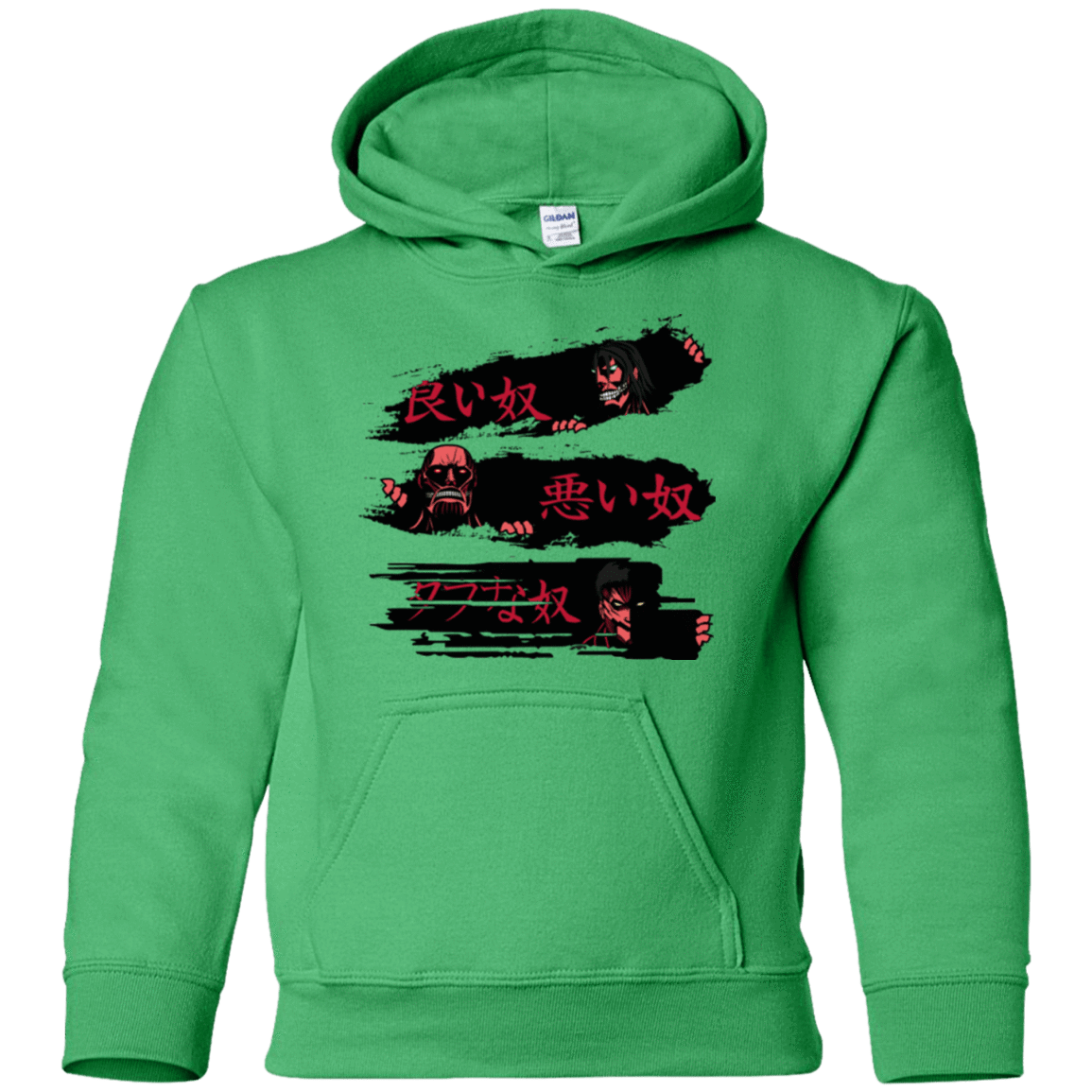 Sweatshirts Irish Green / YS The Good The Bad And The Tough Youth Hoodie