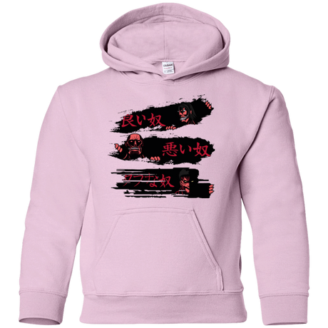 Sweatshirts Light Pink / YS The Good The Bad And The Tough Youth Hoodie