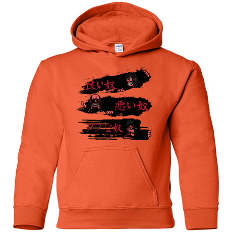 Sweatshirts Orange / YS The Good The Bad And The Tough Youth Hoodie