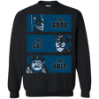 Sweatshirts Black / Small The Good the Cat and the Ugly Crewneck Sweatshirt