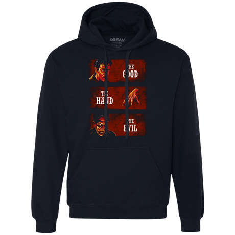 Sweatshirts Navy / Small The Good the Hand and the Evil Premium Fleece Hoodie