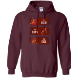 Sweatshirts Maroon / Small The Good the Hand and the Evil Pullover Hoodie