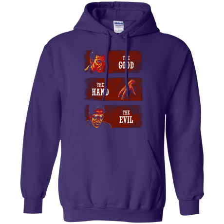 Sweatshirts Purple / Small The Good the Hand and the Evil Pullover Hoodie