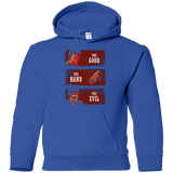 Sweatshirts Royal / YS The Good the Hand and the Evil Youth Hoodie