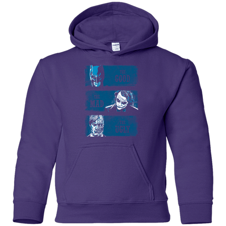Sweatshirts Purple / YS The Good the Mad and the Ugly Youth Hoodie