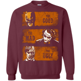 Sweatshirts Maroon / Small The Good the Mad and the Ugly2 Crewneck Sweatshirt