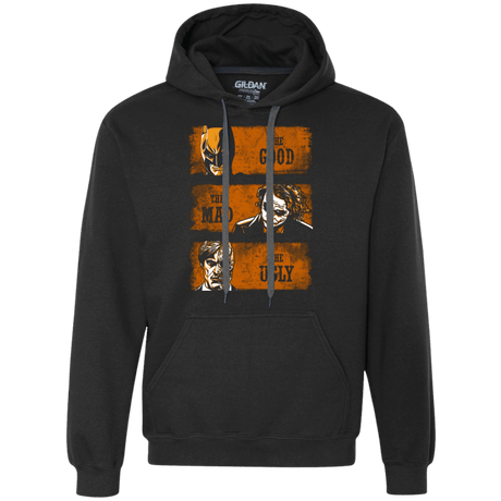 Sweatshirts Black / Small The Good the Mad and the Ugly2 Premium Fleece Hoodie
