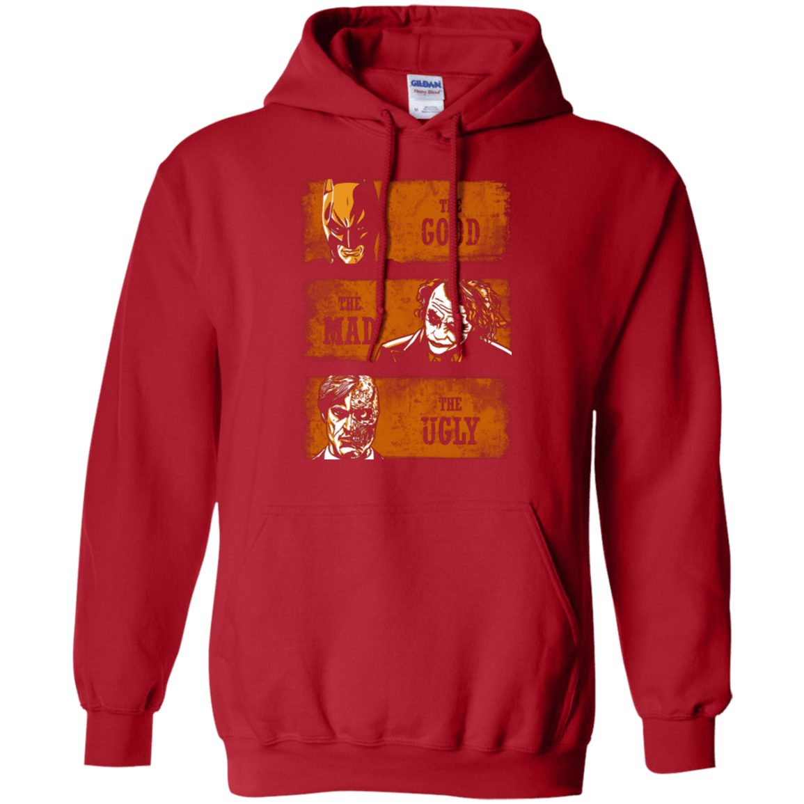 Sweatshirts Red / Small The Good the Mad and the Ugly2 Pullover Hoodie