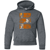 Sweatshirts Dark Heather / YS The Good the Mad and the Ugly2 Youth Hoodie