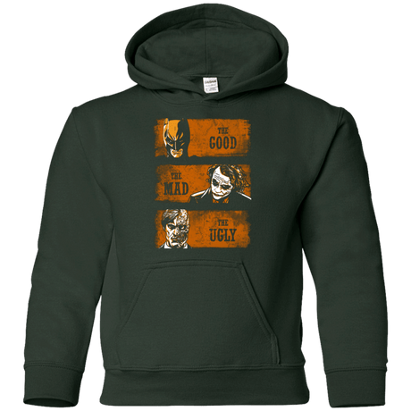 Sweatshirts Forest Green / YS The Good the Mad and the Ugly2 Youth Hoodie