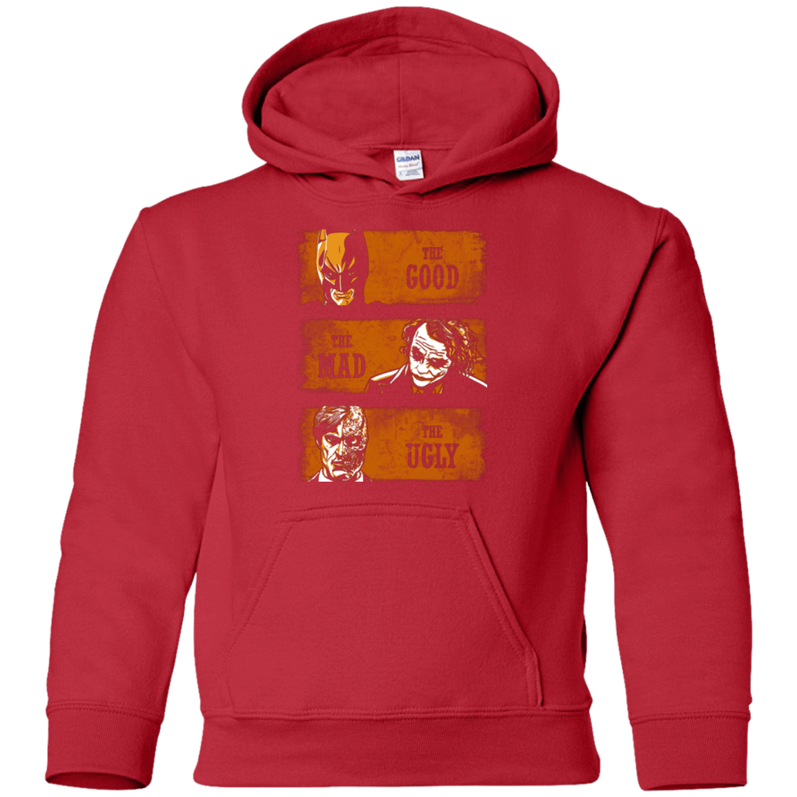 Sweatshirts Red / YS The Good the Mad and the Ugly2 Youth Hoodie