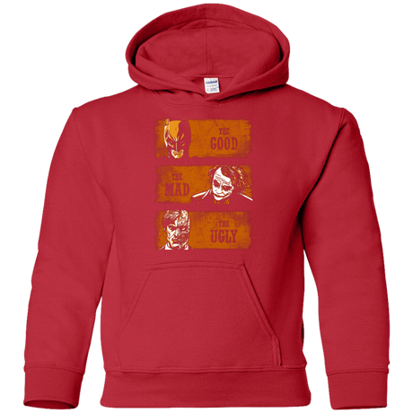 Sweatshirts Red / YS The Good the Mad and the Ugly2 Youth Hoodie
