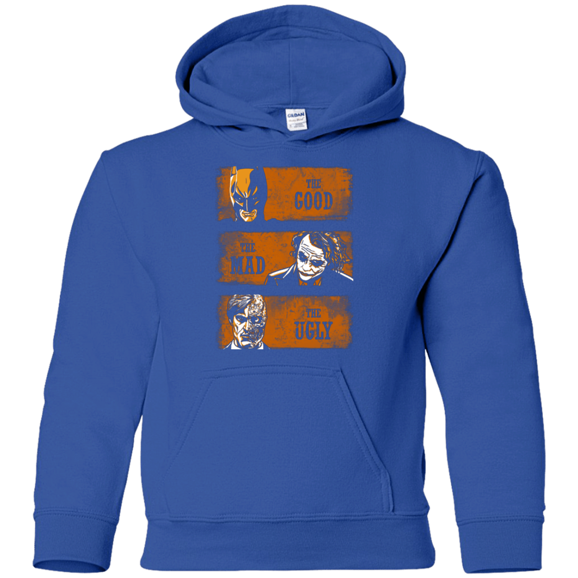 Sweatshirts Royal / YS The Good the Mad and the Ugly2 Youth Hoodie