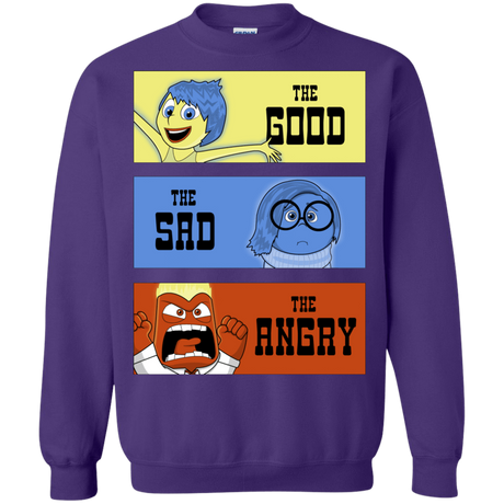 Sweatshirts Purple / S The Good, the Sad & the Angry Crewneck Sweatshirt