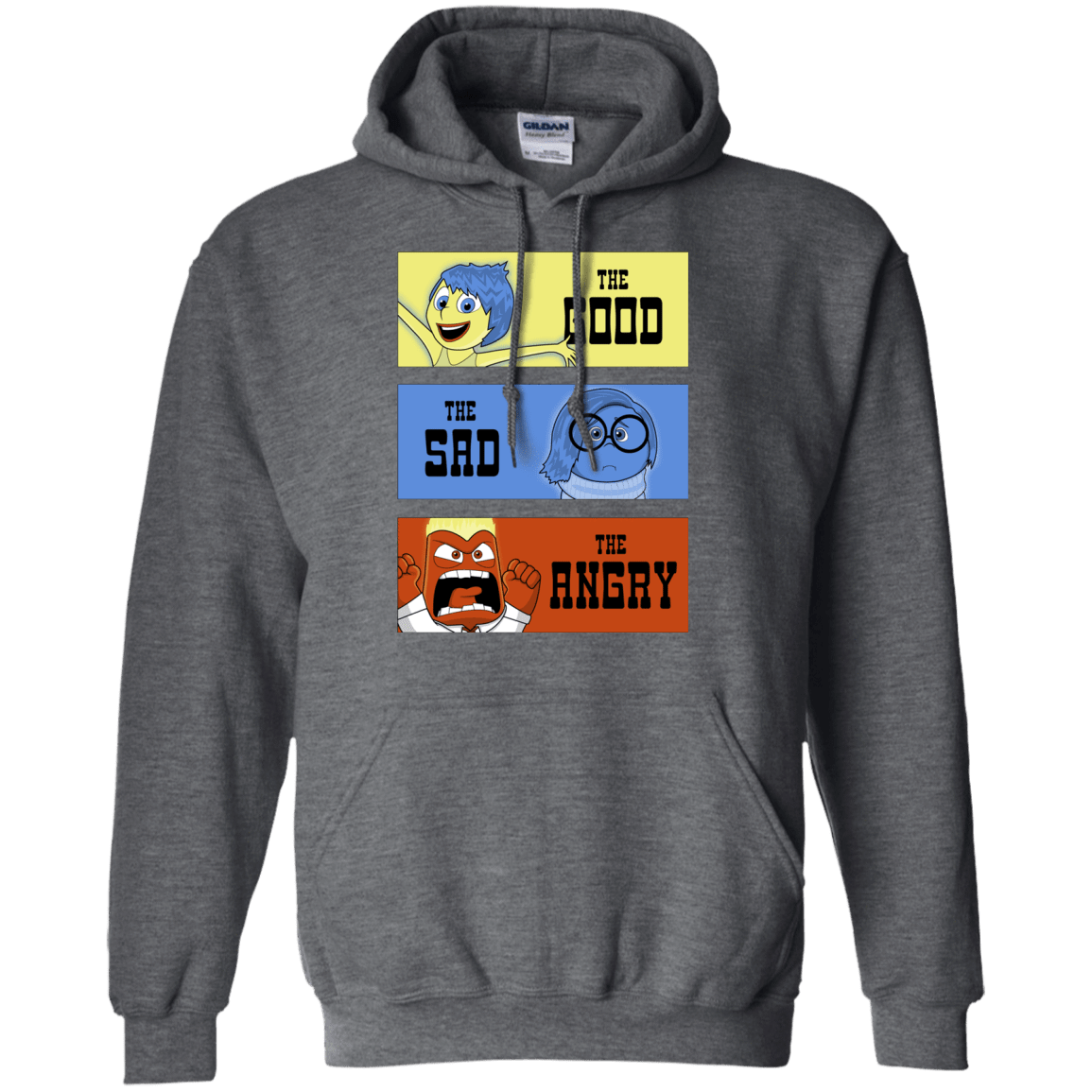 Sweatshirts Dark Heather / S The Good, the Sad & the Angry Pullover Hoodie