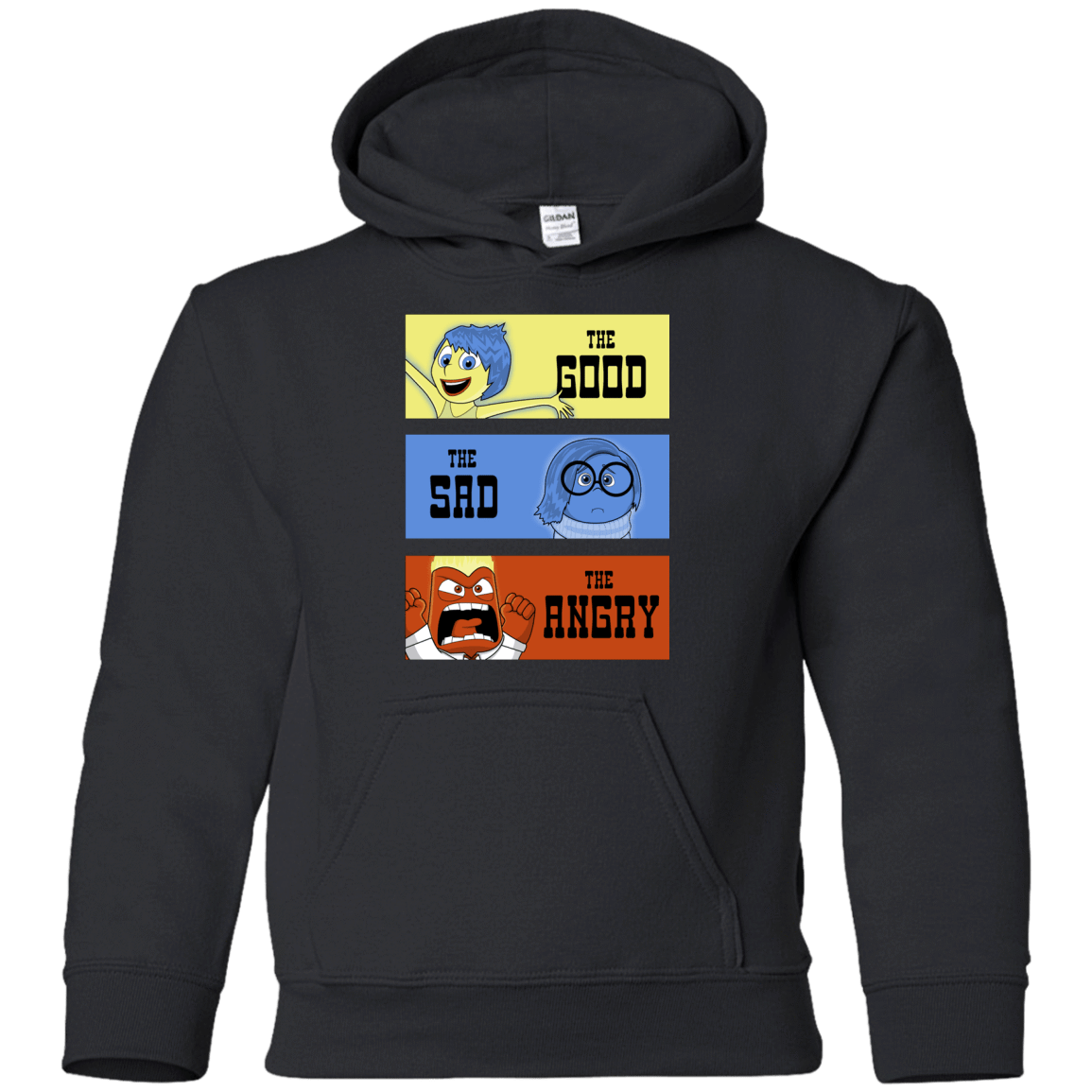 Sweatshirts Black / YS The Good, the Sad & the Angry Youth Hoodie