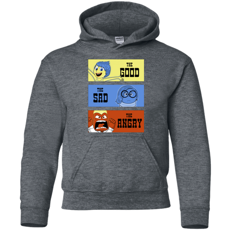 Sweatshirts Dark Heather / YS The Good, the Sad & the Angry Youth Hoodie