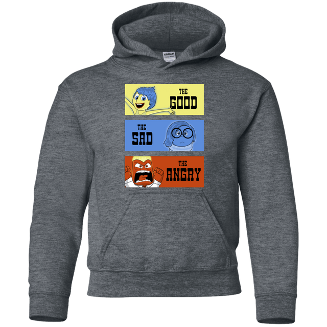 Sweatshirts Dark Heather / YS The Good, the Sad & the Angry Youth Hoodie