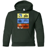 Sweatshirts Forest Green / YS The Good, the Sad & the Angry Youth Hoodie
