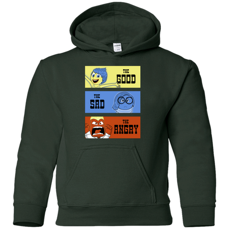 Sweatshirts Forest Green / YS The Good, the Sad & the Angry Youth Hoodie