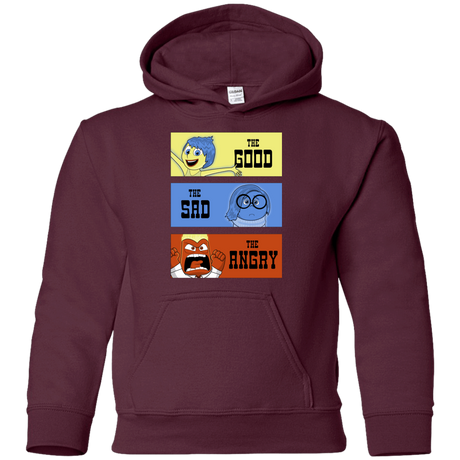 Sweatshirts Maroon / YS The Good, the Sad & the Angry Youth Hoodie