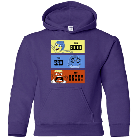 Sweatshirts Purple / YS The Good, the Sad & the Angry Youth Hoodie