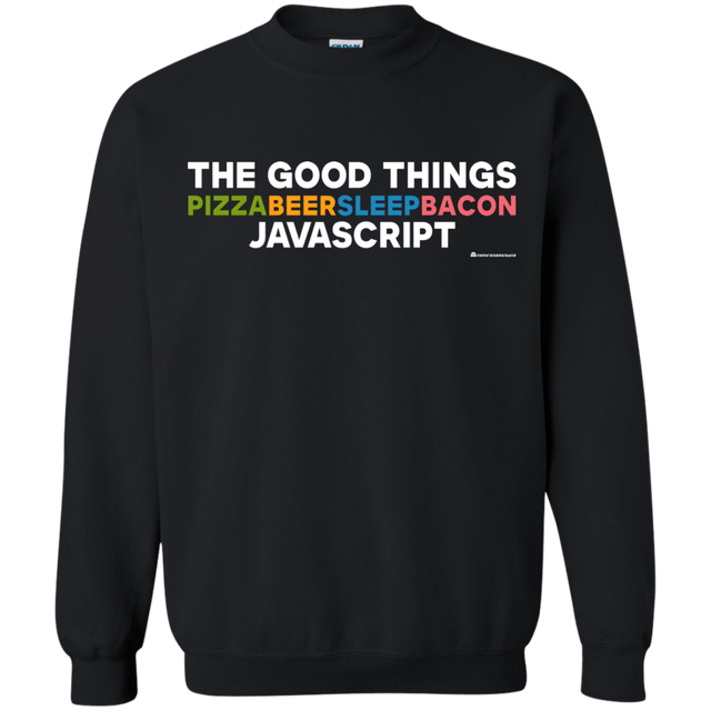 Sweatshirts Black / Small The Good Things Crewneck Sweatshirt