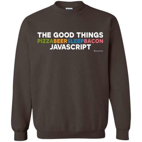 Sweatshirts Dark Chocolate / Small The Good Things Crewneck Sweatshirt