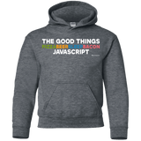 Sweatshirts Dark Heather / YS The Good Things Youth Hoodie