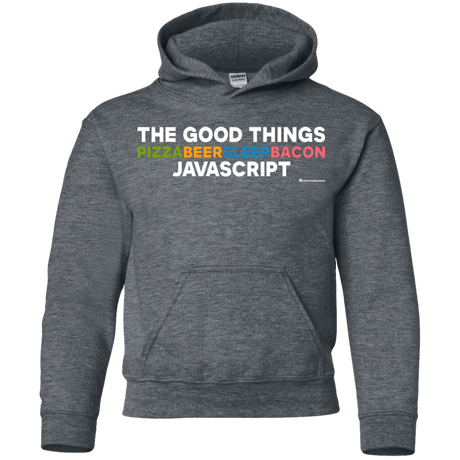 Sweatshirts Dark Heather / YS The Good Things Youth Hoodie