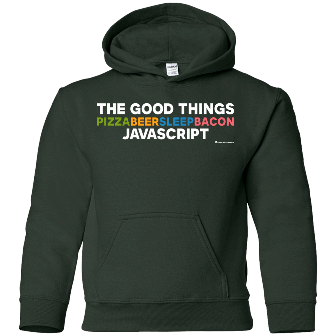 Sweatshirts Forest Green / YS The Good Things Youth Hoodie