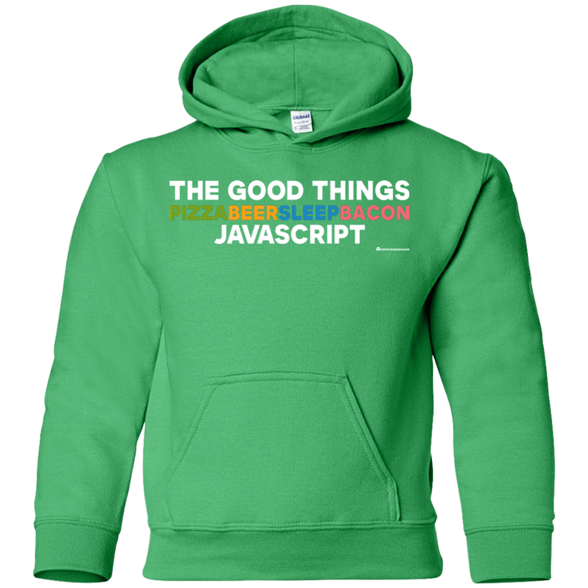 Sweatshirts Irish Green / YS The Good Things Youth Hoodie