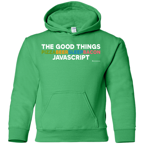 Sweatshirts Irish Green / YS The Good Things Youth Hoodie