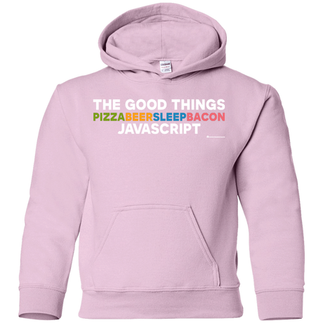 Sweatshirts Light Pink / YS The Good Things Youth Hoodie