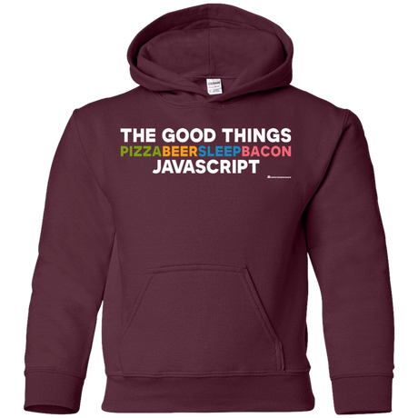 Sweatshirts Maroon / YS The Good Things Youth Hoodie